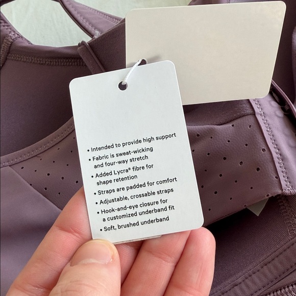 NWT Lululemon Run Times Bra 40DD - Picture 7 of 8